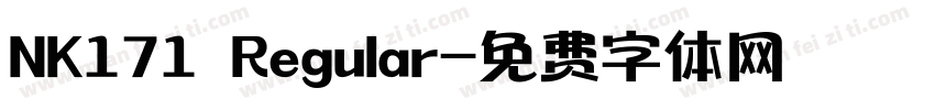 NK171 Regular字体转换